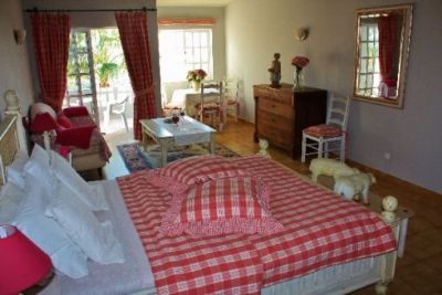 Bedroom with balcony