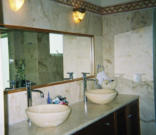 Large Master Bathroom is built for 2