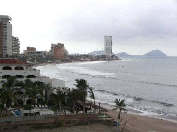 Beautiful Ocean and Buildings View .