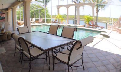Villa Buena Vista poolside terrace