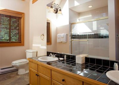 Whistler Chalet shower room