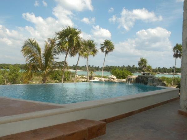 Pool overlooking Yal Ku lagoon