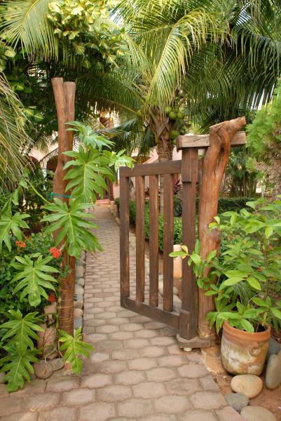 Gate to Private Villa