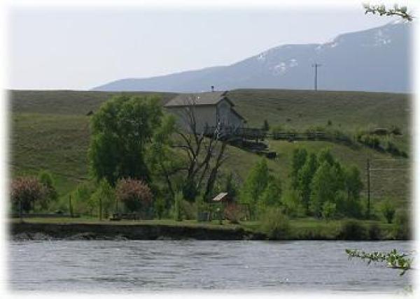 View from Across the River During Spring