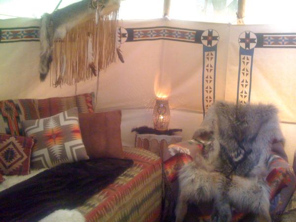 Tipi - interior