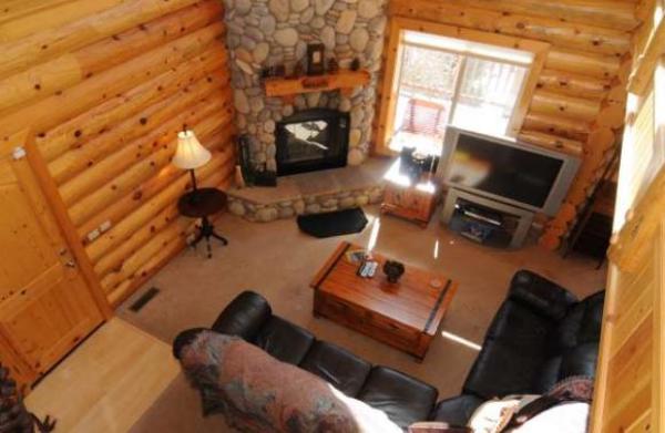 Aerial View of Living Room Sofa bed