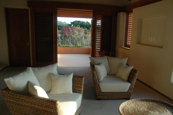 Bedroom seating area