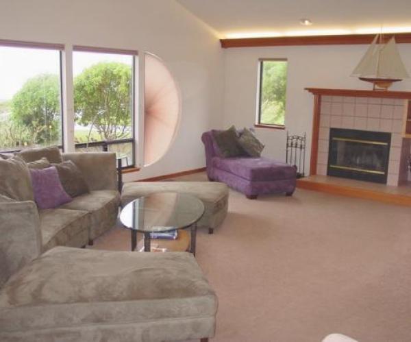 Living Area with Fireplace