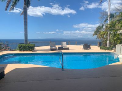 Pool and view of Ocean