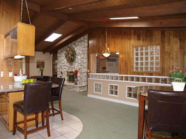 Great Room off Kitchen with bar