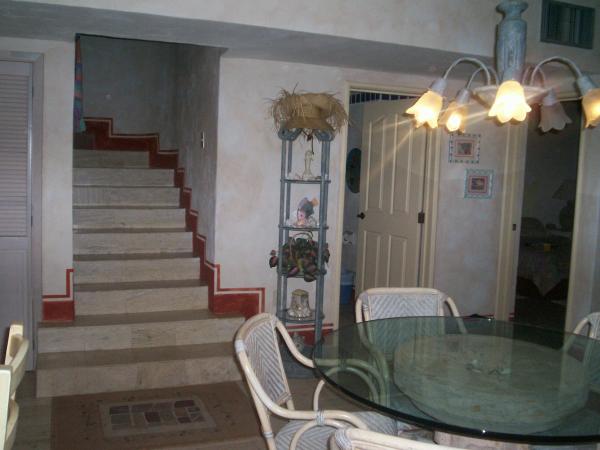 Dining room and stairway to master suite.  