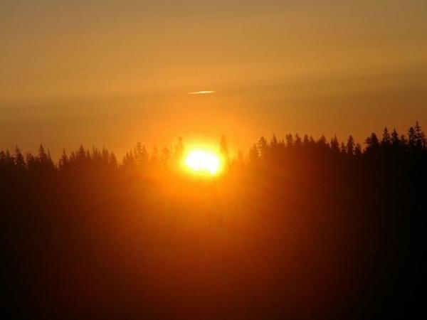 Sunset View from Mount Shasta