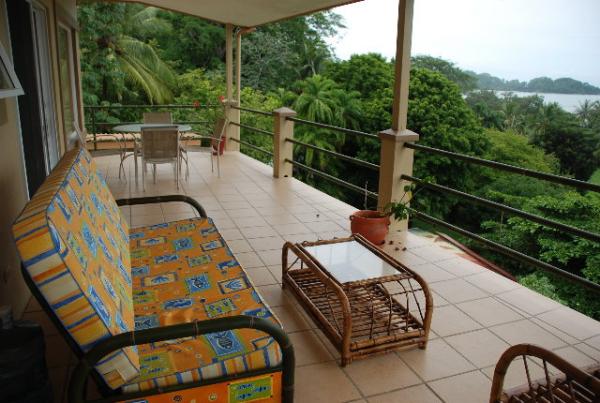 Private Veranda with White Water View 