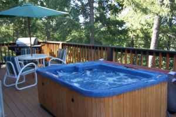 private deck with bbq and hotmail