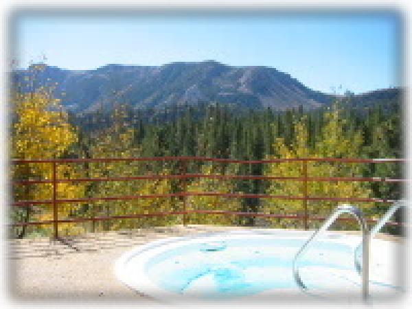 View of the Sherwin Mnt's from our Pool
