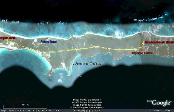 road airport to house