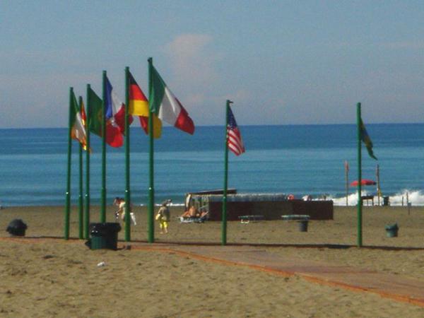 Campsite facing Beach