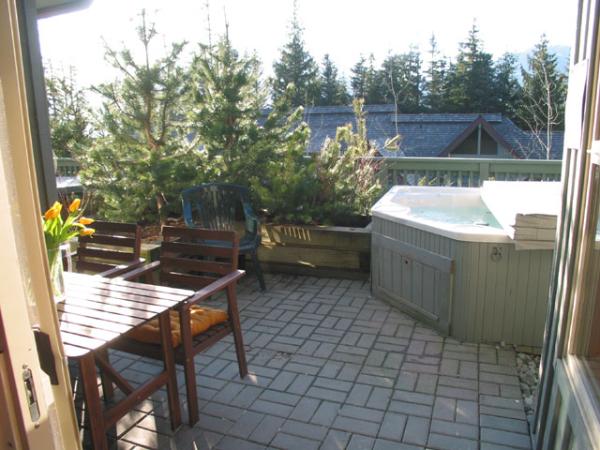 Patio and Hot Tub