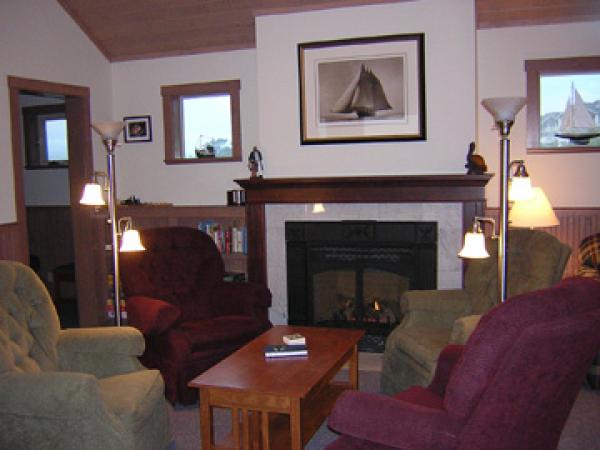 Fireplace and Sitting Area