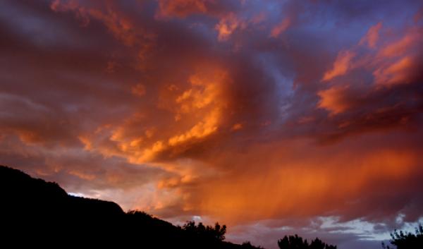 View of Evening Sky from The INN