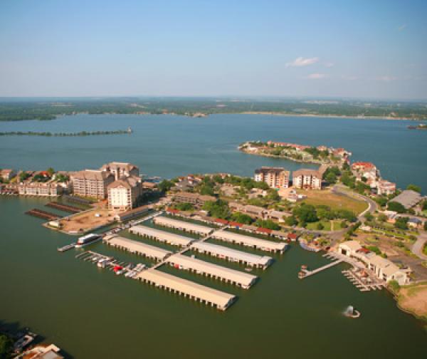 Over View Photo of Lake & Marina 