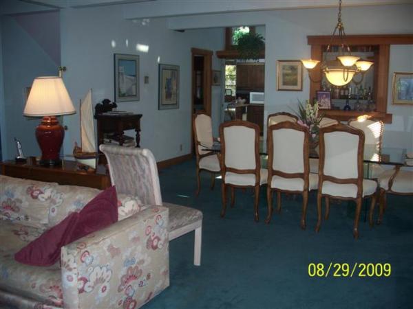 Dining Area & Wet Bar from living room