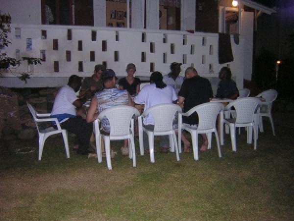 Dinner time at main house
