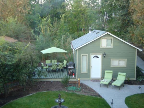 view of cottage from Master Suite