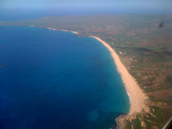 Papohaku Beach as seen from the condo lanai