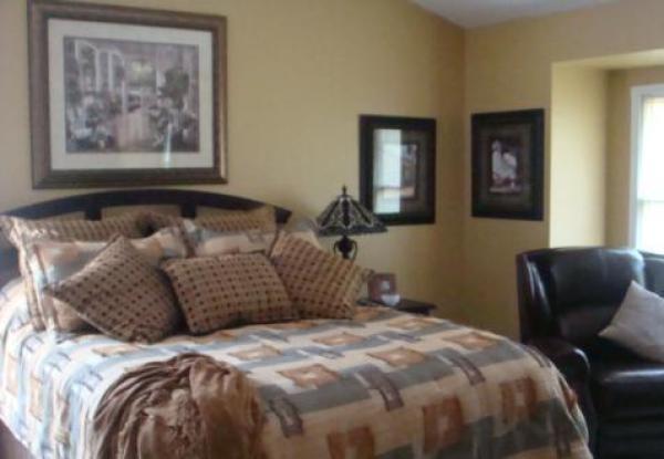 Master Bedroom with Flat Screen TV