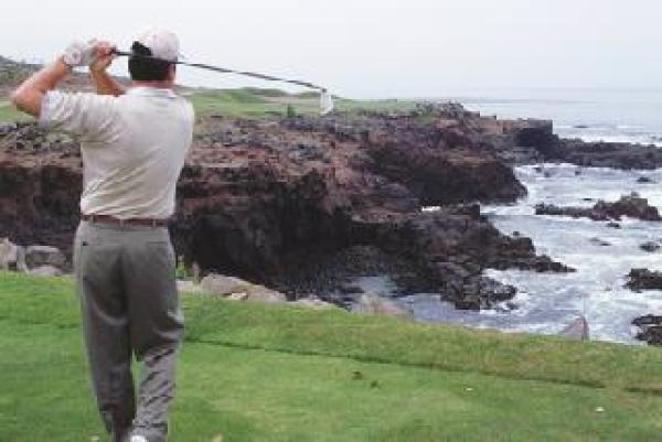 Enjoy golf shots