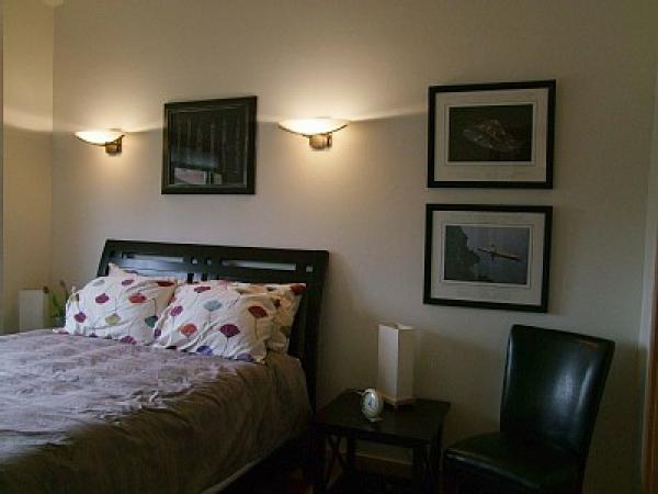 Bedroom with walk - in closet