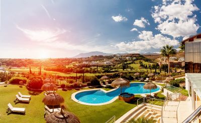 View from Villa El Cid in Marbella