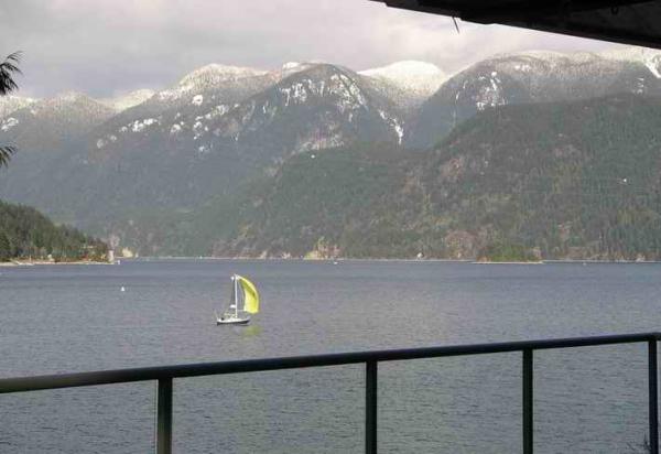 View to NE in Winter from B & B Main Deck