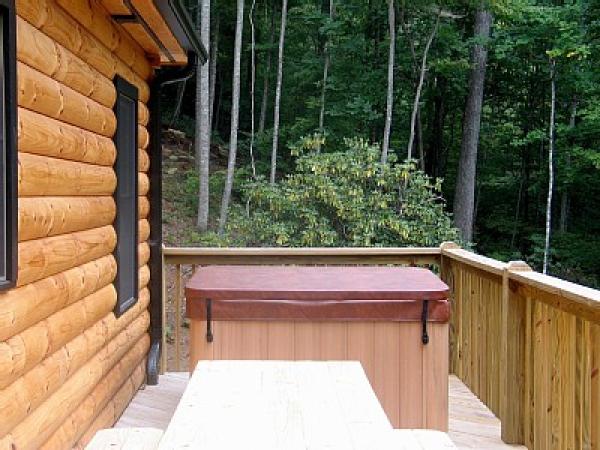 Rear Deck Hot Tub