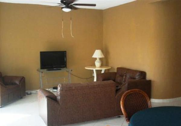 Living Area With TV