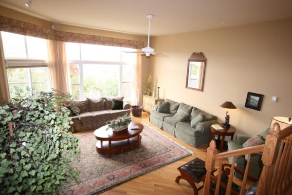 Open living room on second level