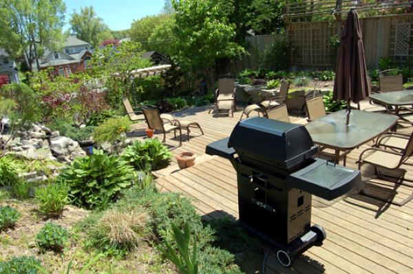 Natural gas BBQ