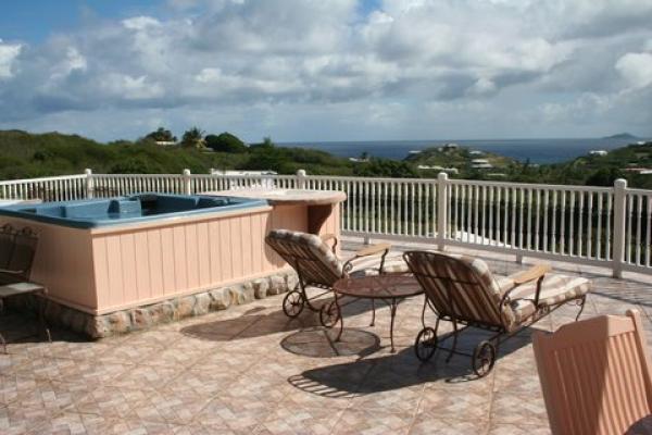Relaxing view of Caribbean to Buck Island