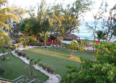 View of Sea and gardens from Moonraker apartments