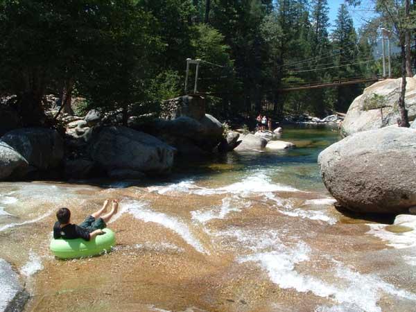 Swinging Bridge swimming area - 2 miles from home