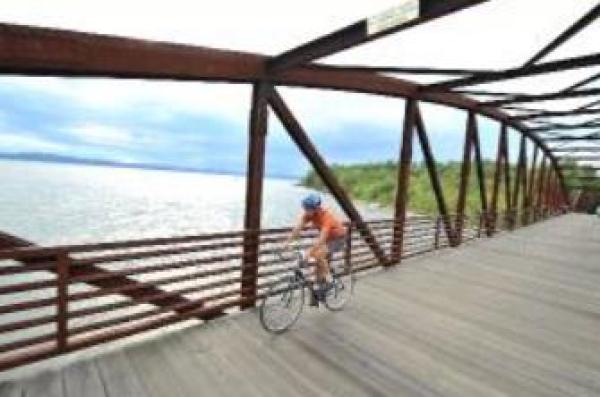 Winooski River on the Burlington Bike Path