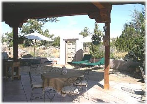 Relax on the patio after a day of exploring