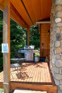 Patio with BBQ