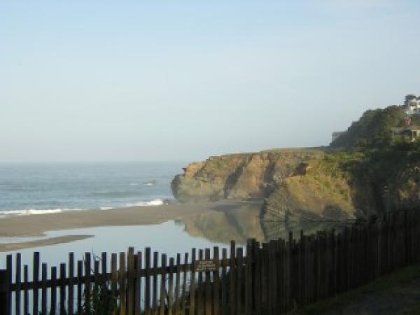 Gualala Bluff Trail view 3-5 minute walk away.