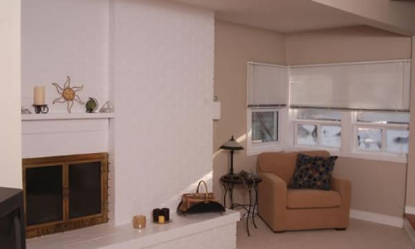 Living Room with Fireplace