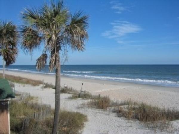 Beautiful beach only one minute's walk