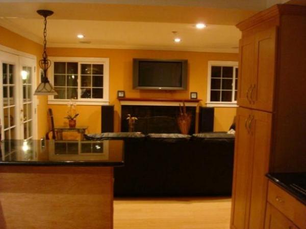 Family Room Viewd from Kitchen