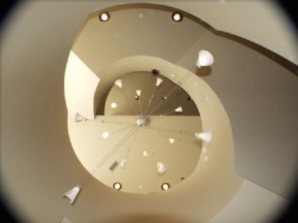 Spiral Staircase (glass block to outside)