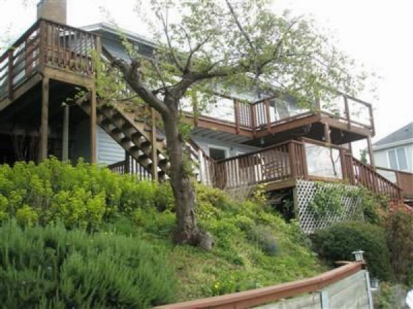 Your home viewed from lower deck